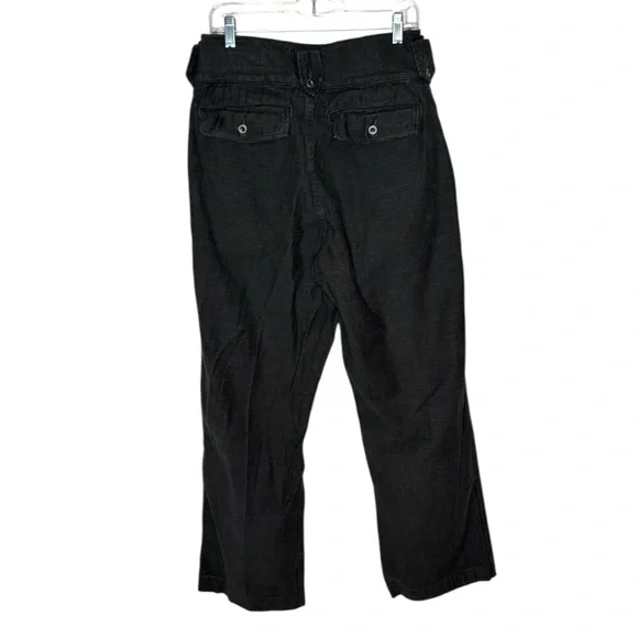 Imogene And Willie Diana Pleated High Rise Straight Black Selvage Denim. Sz 30. - Picture 4 of 13